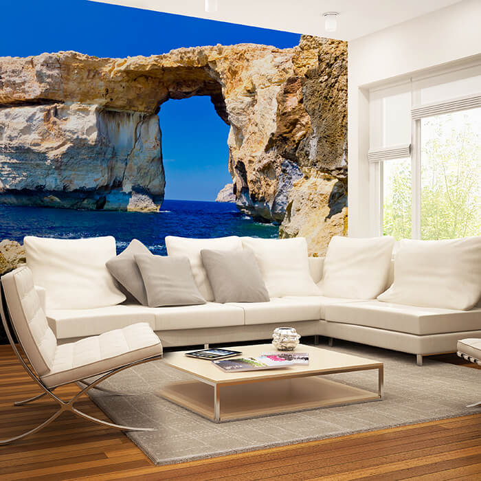 Fototapete Insel, Blaues Fenster Gozo M0288 - Bild 1