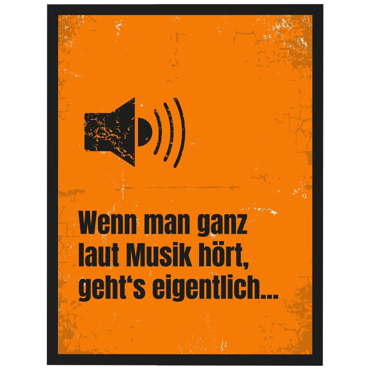 wandmotiv24 Poster, Poster - Musik, Megafon, Spruch - M0291 - Bild 1
