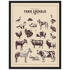 Poster Vintage, Tiere, Bauernhof M0296