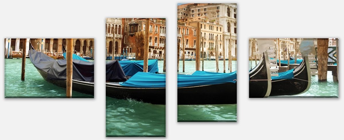 Canvas print Divider Gondolas Venice M0299