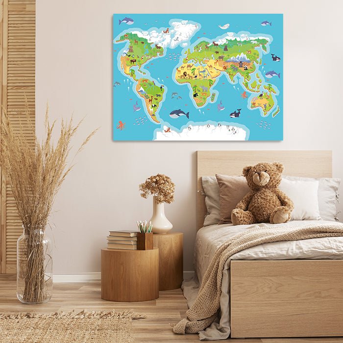 Leinwandbild Weltkarte, Querformat M0307 kaufen - Bild 2