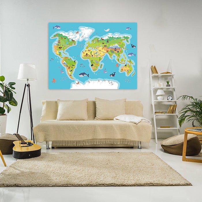 Leinwandbild Weltkarte, Querformat M0307 kaufen - Bild 3