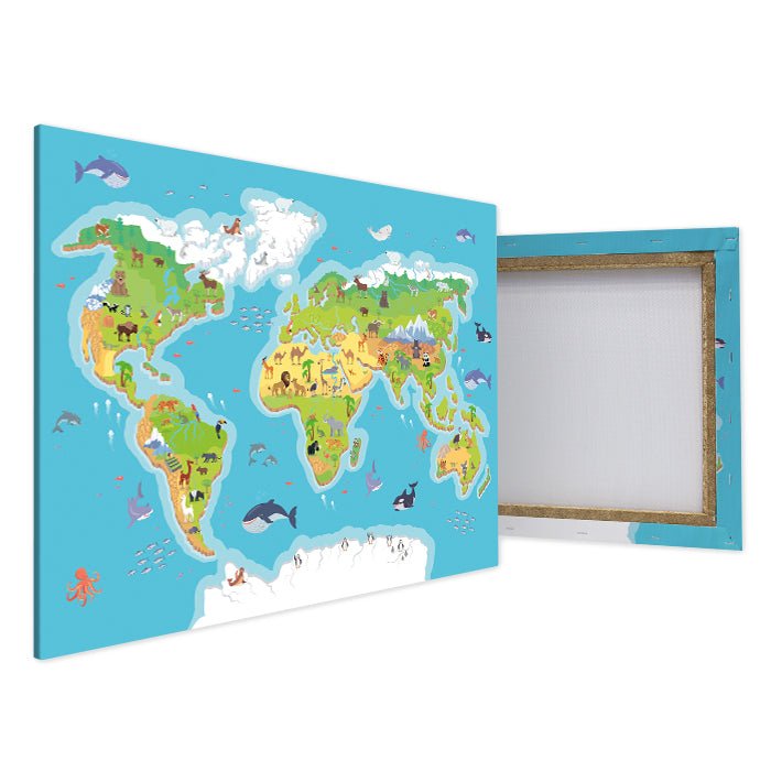Leinwandbild Weltkarte, Querformat M0307 kaufen - Bild 4