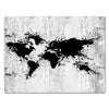 Canvas Print World Map Landscape Grunge Map M0309