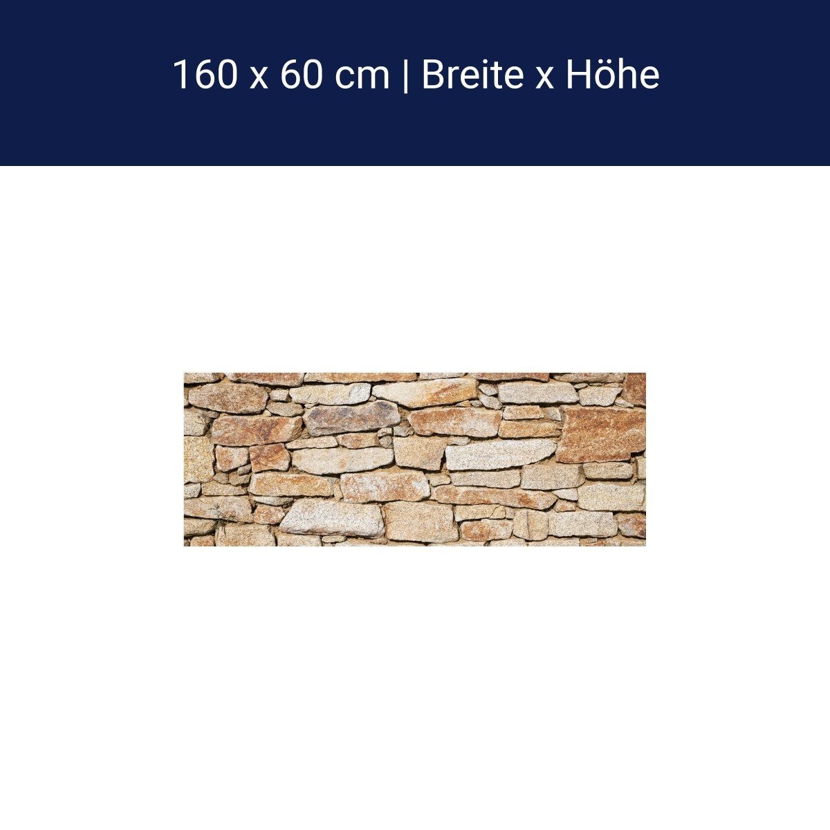 Küchenrückwand Natursteinmauer Hell M0310