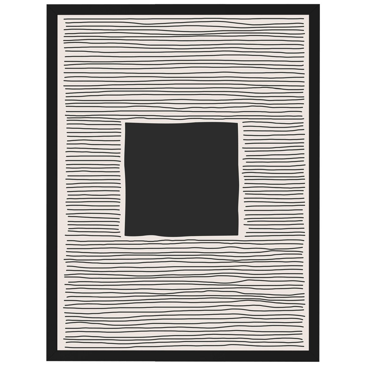 wandmotiv24 Poster, Poster - minimalistisch, schwarz, abstrakt - M0312 - Bild 1