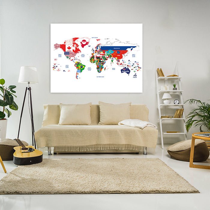 Leinwandbild Weltkarte, Querformat M0316 kaufen - Bild 3