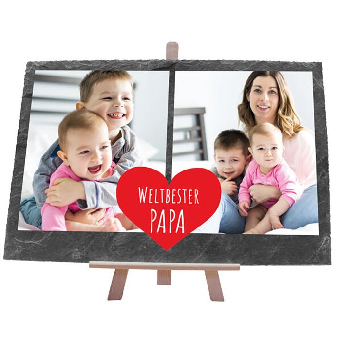 Schiefertafel Bester Papa M0317 - Bild 1