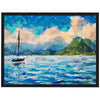 Poster Art Painting Boat M0332