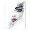 Canvas art portrait watercolor of woman 2 watercolor M0334