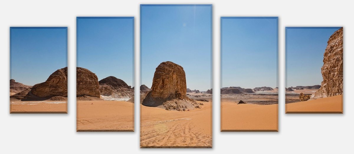 Leinwandbild Mehrteiler Wüste am Mittag M0339 entdecken - Bild 1