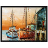 Poster Fishing Boats, Harbour, Art M0342
