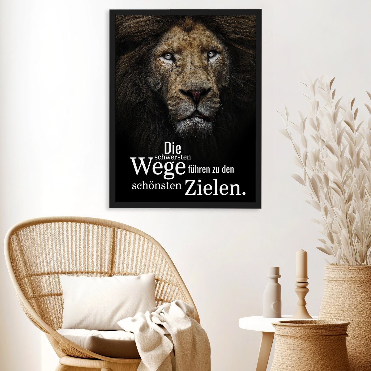 wandmotiv24 Poster, Poster - Motivation, Spruch, Löwe - M0349 - Bild 3