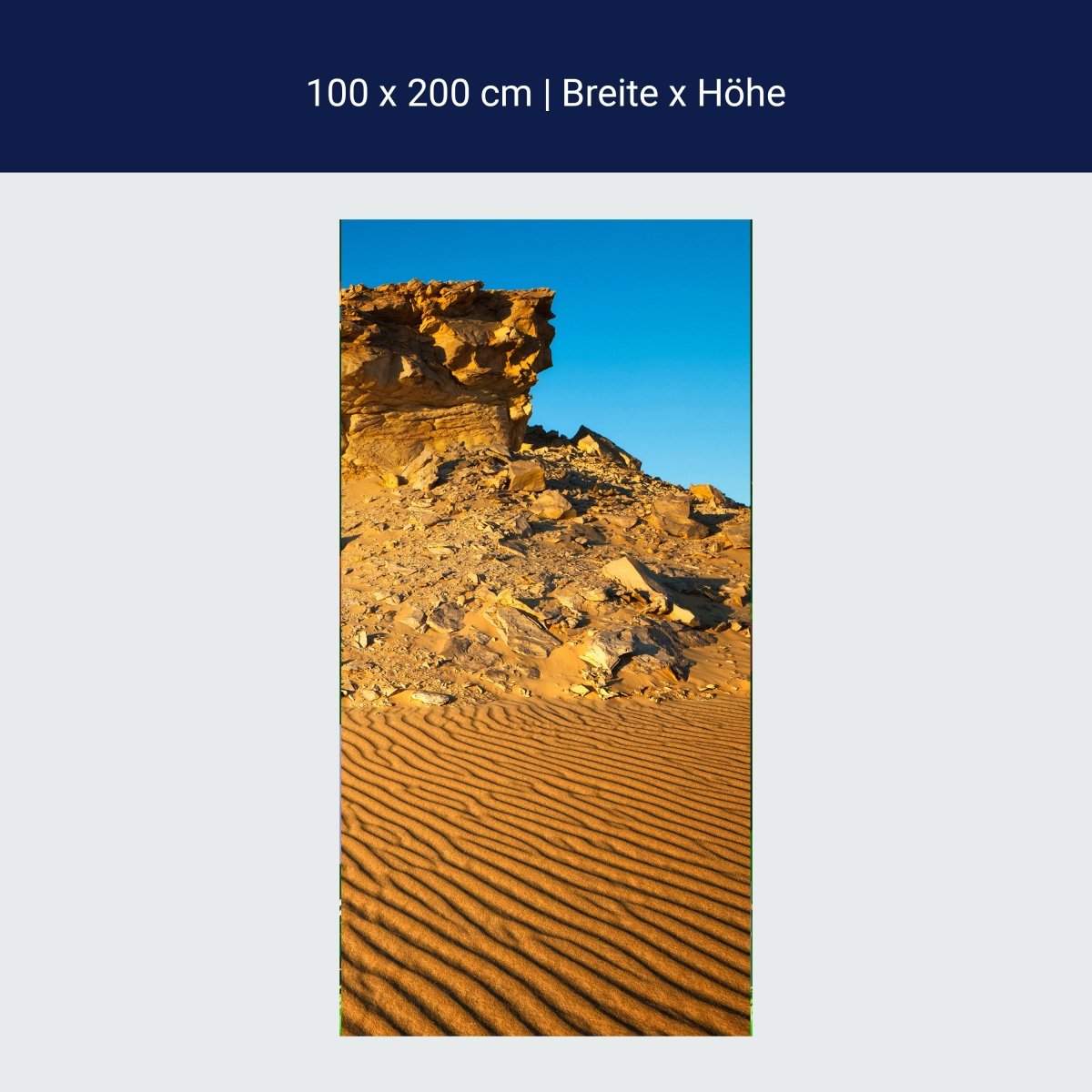 Türtapete Goldene Wüste M0350