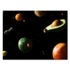 Tableau sur toile nourriture & boisson, format paysage, fruit, melon, citron M0364