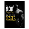 Leinwandbild Motivation, Hochformat, besser, Muskeln, Fitness M0366