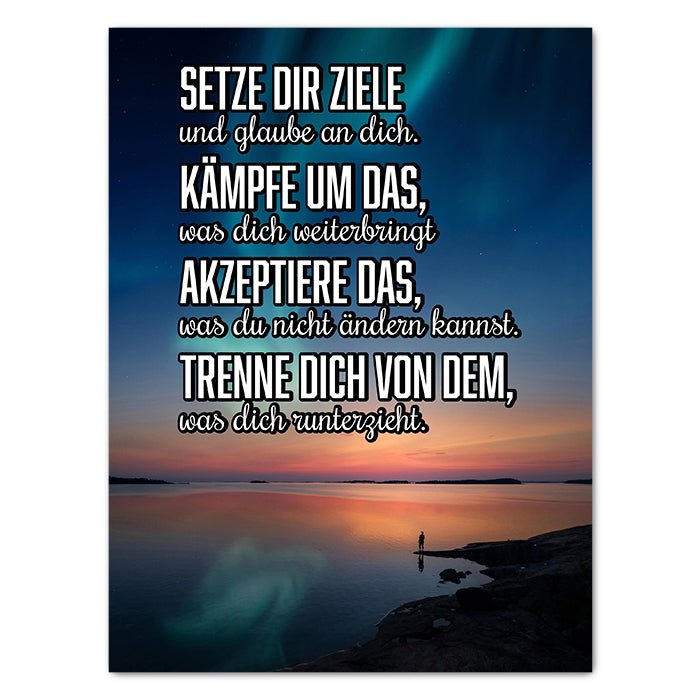 Leinwandbild Motivation, Hochformat M0375 kaufen - Bild 1