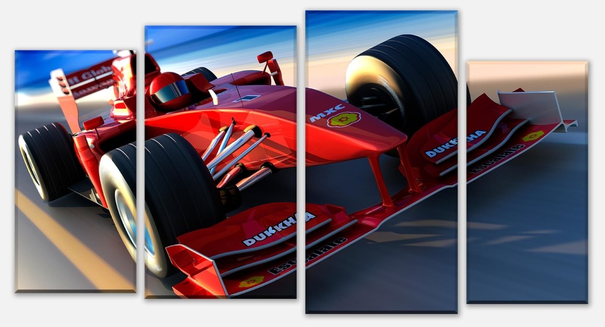 Canvas print Divider Ferrari in Action M0376