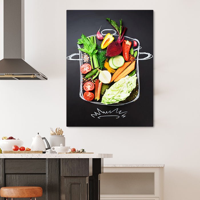 Leinwandbild Obst & Gemüse, Hochformat M0384 kaufen - Bild 3