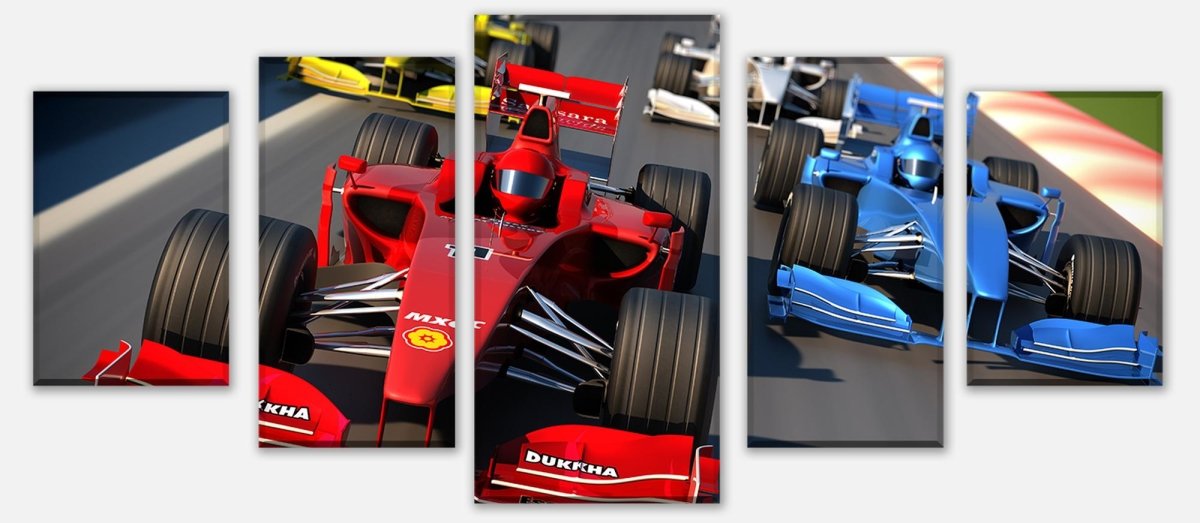 Leinwandbild Mehrteiler Formel 1 Grand Prix M0385 entdecken - Bild 1