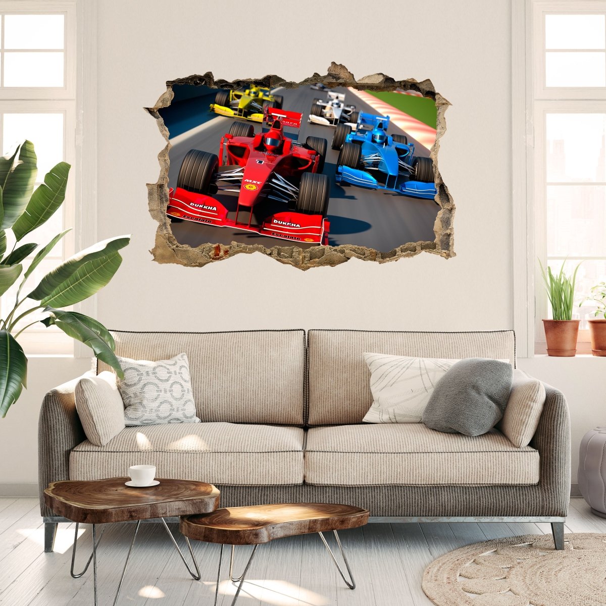 Sticker mural 3D Grand Prix de Formule 1 - Sticker mural M0385