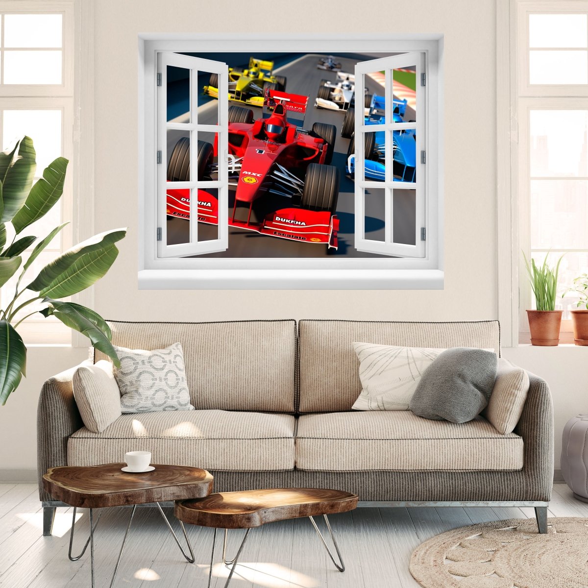 3D-Wandsticker Formel 1 Grand Prix - Wandtattoo M0385