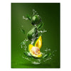Tableau sur toile Fruits & Légumes Portrait Avocat Vert Jaune M0387