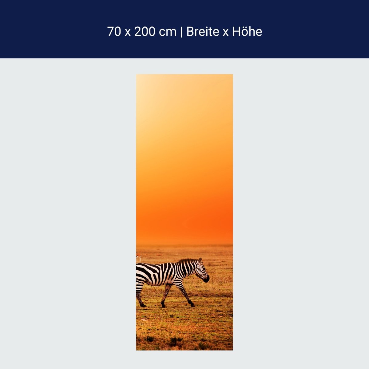 Türtapete Zebras in der Savanne M0403