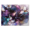 Toile Art Paysage Fleurs Abstraites Violet Bleu Blanc M0407
