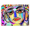 Toile Art Paysage Abstrait Pop Art Visage M0410