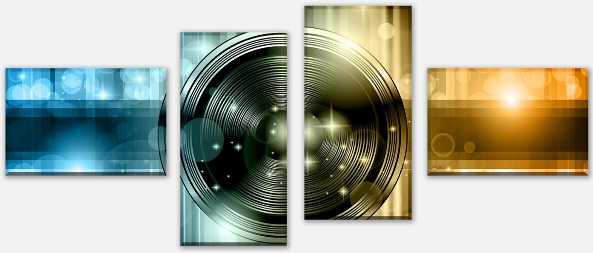 Stretched Canvas Print Abstract Beat 1 M0422