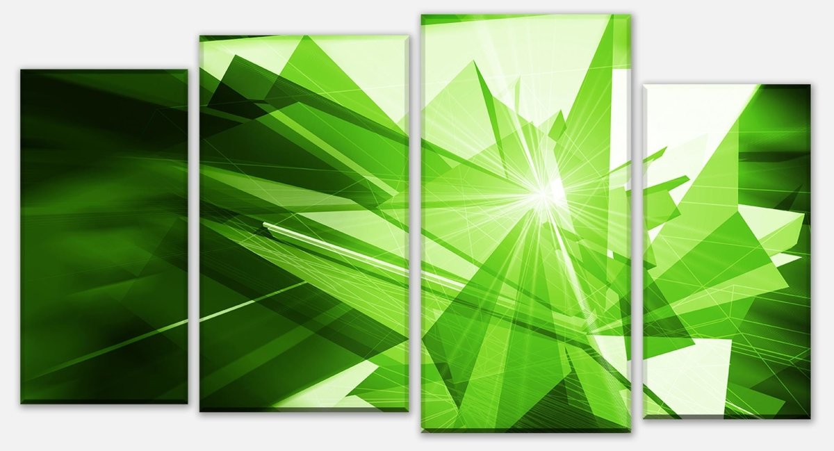 Tableau sur toile Diviseur Green Dynamics M0425