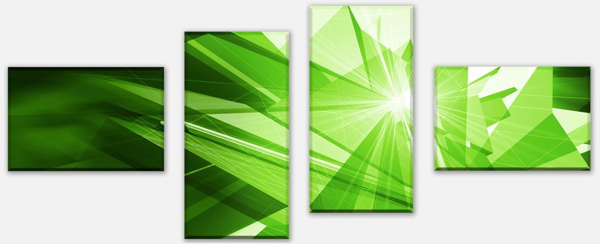 Tableau sur toile Diviseur Green Dynamics M0425