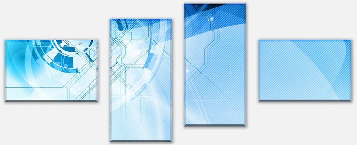 Canvas print Divider Abstract Technique 2 M0428