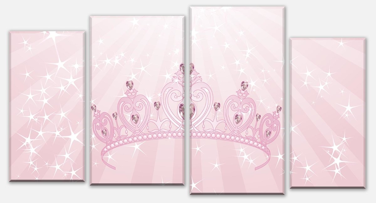 Canvas print Divider princess crown M0436