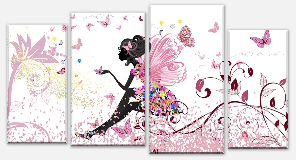 Canvas print Divider Butterfly Fairy M0438
