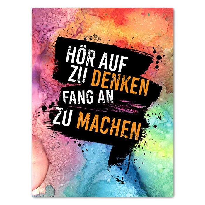 Leinwandbild Motivation, Hochformat M0441 kaufen - Bild 1