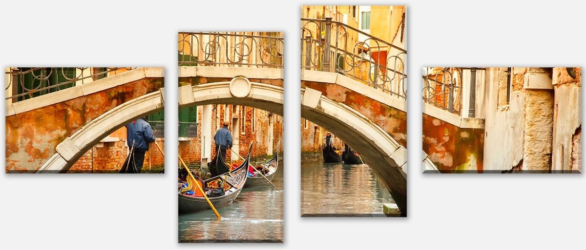 Tableau sur toile Gondoles à Venise M0446