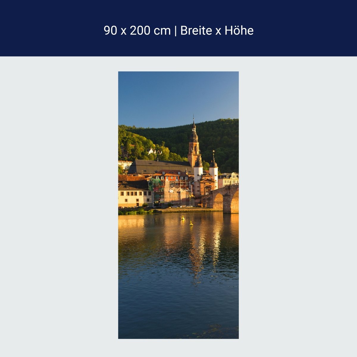 Duschwand Alte Brücke Heidelberg M0447