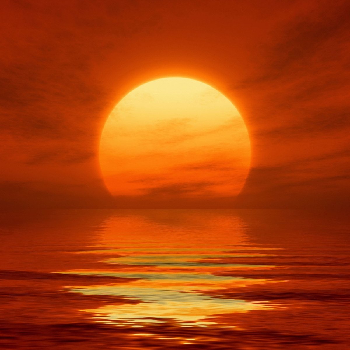Beistelltisch Roter Sonnenuntergang M0459 entdecken - Bild 2