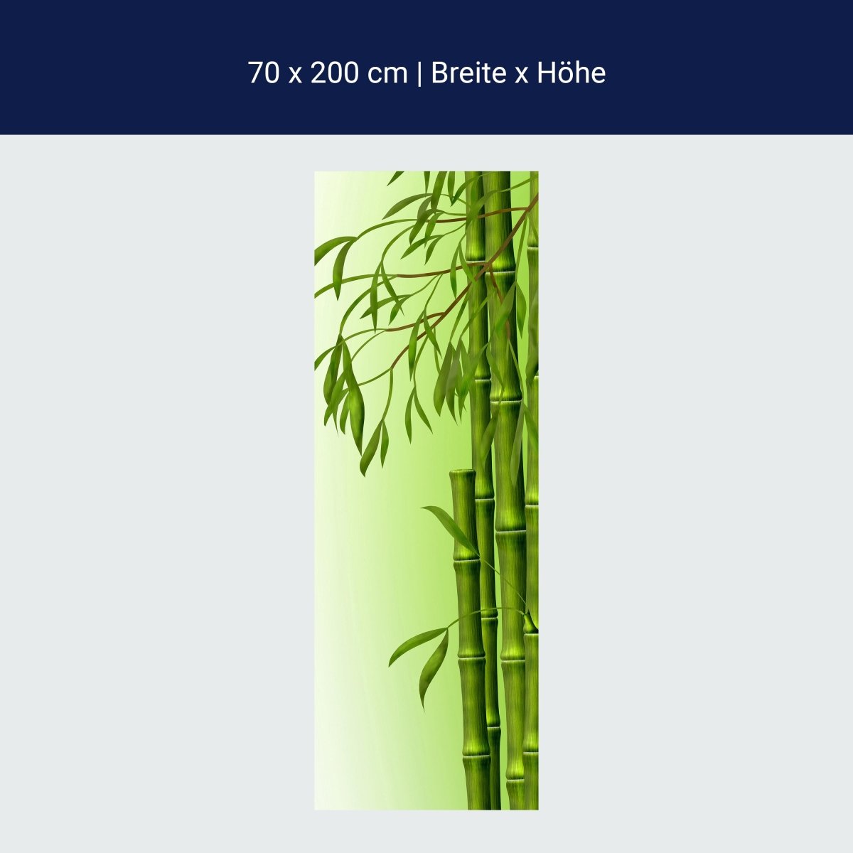 Paroi de douche branches de bambou M0461