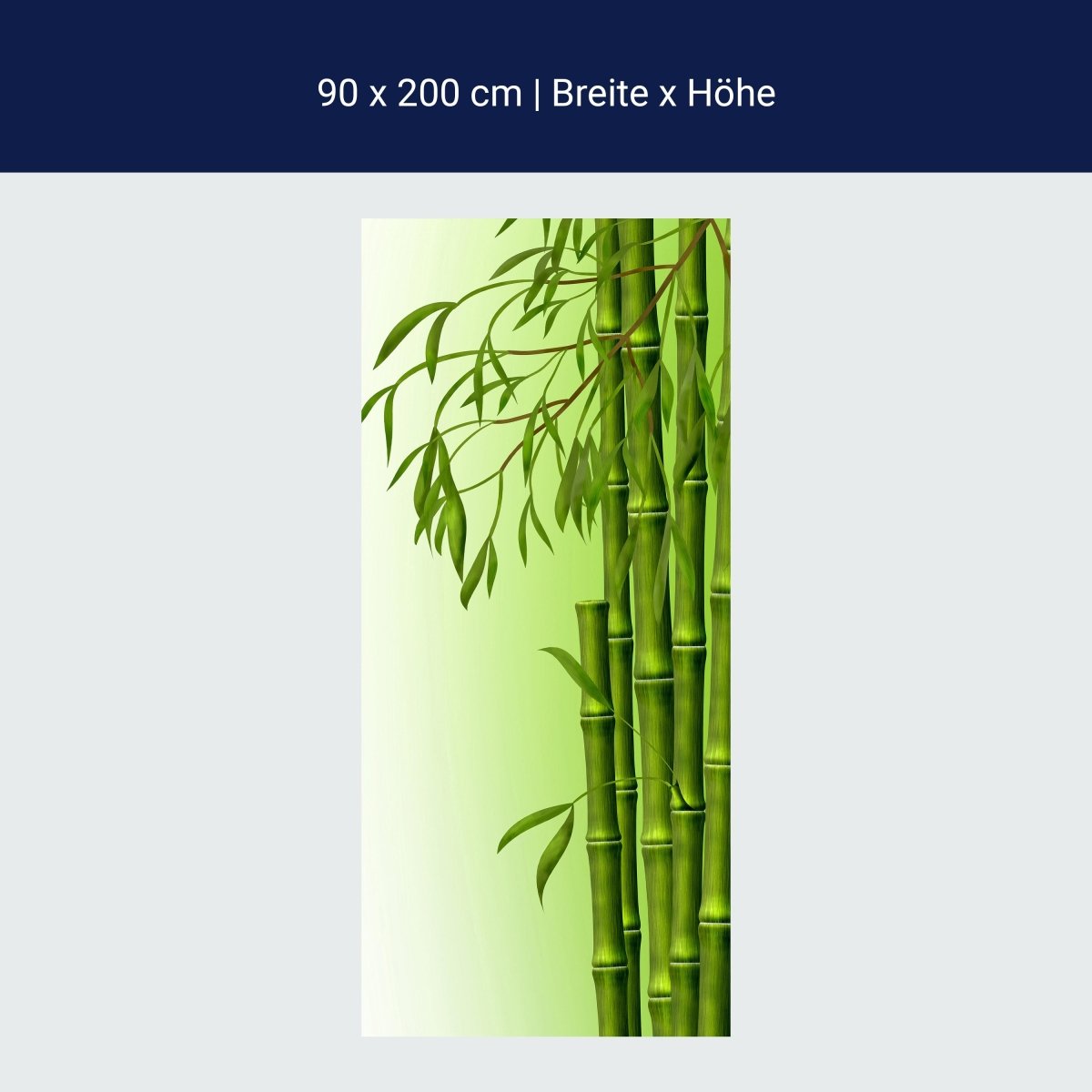Paroi de douche branches de bambou M0461
