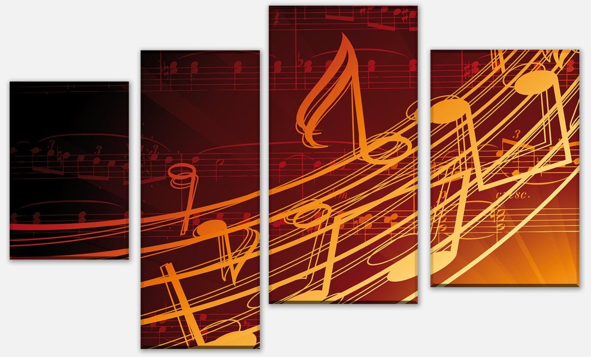 Canvas print Divider Music M0465