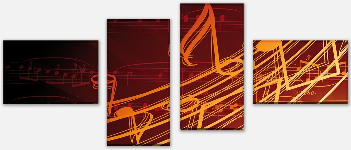 Tableau sur toile Diviseur musique M0465