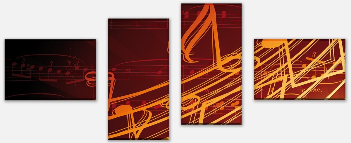 Tableau sur toile Diviseur musique M0465