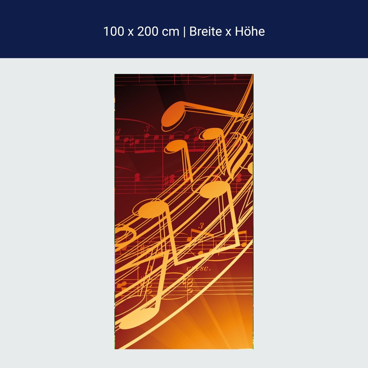 Türtapete Musik M0465