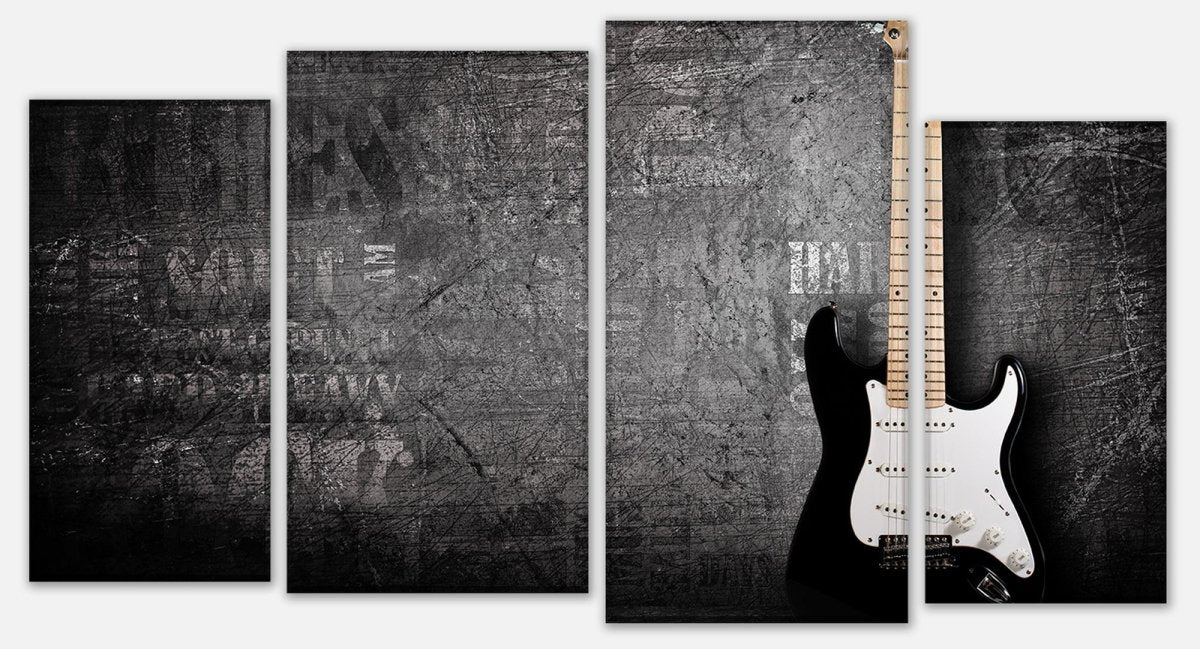 Canvas print Multi-part electric guitar M0466