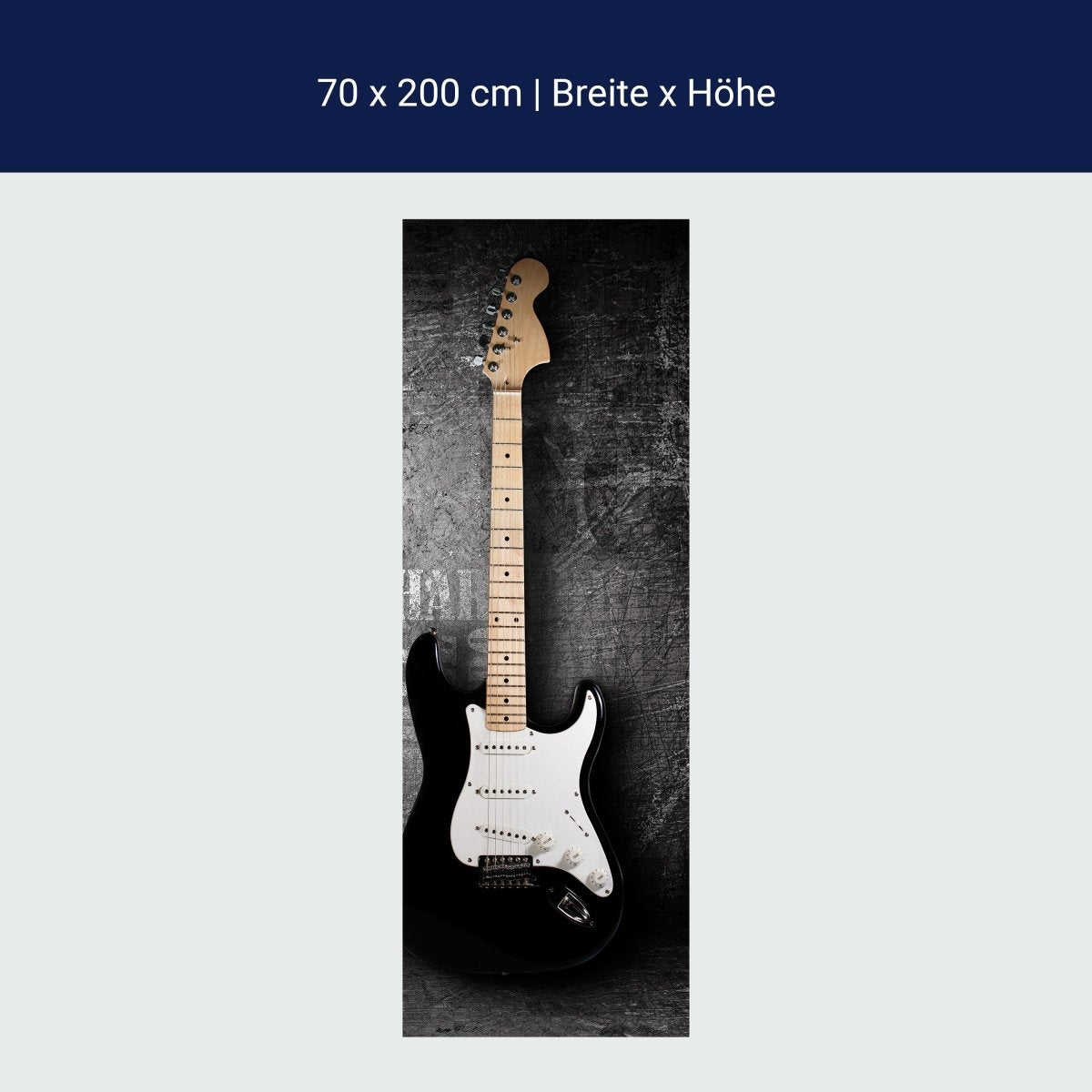 Door wallpaper electric guitar M0466