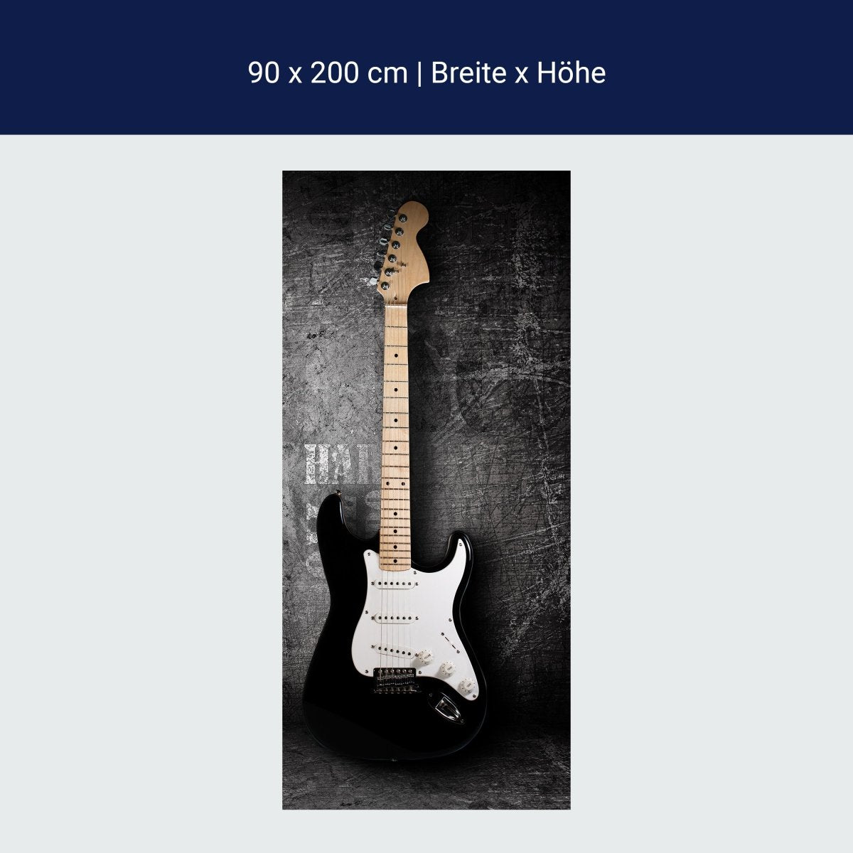 Door wallpaper electric guitar M0466