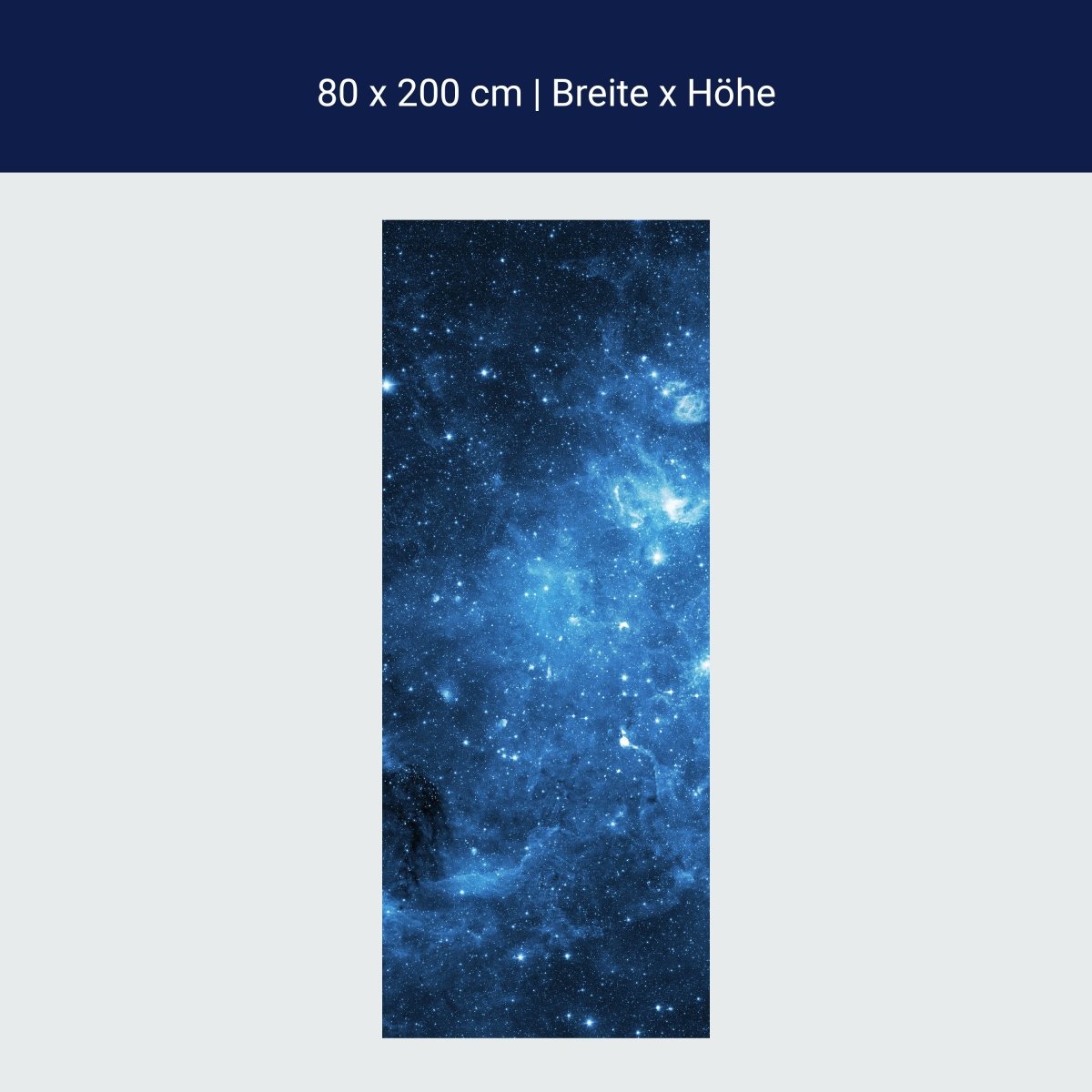 Door wallpaper starry nebula M0468